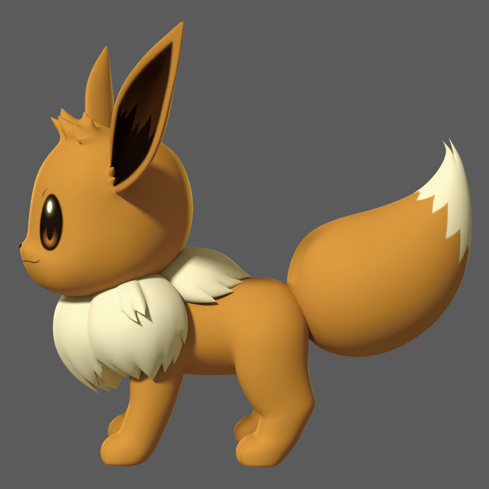 Eevee svg, Eevee png, Eevee vector pack image, Eevee Pokemon