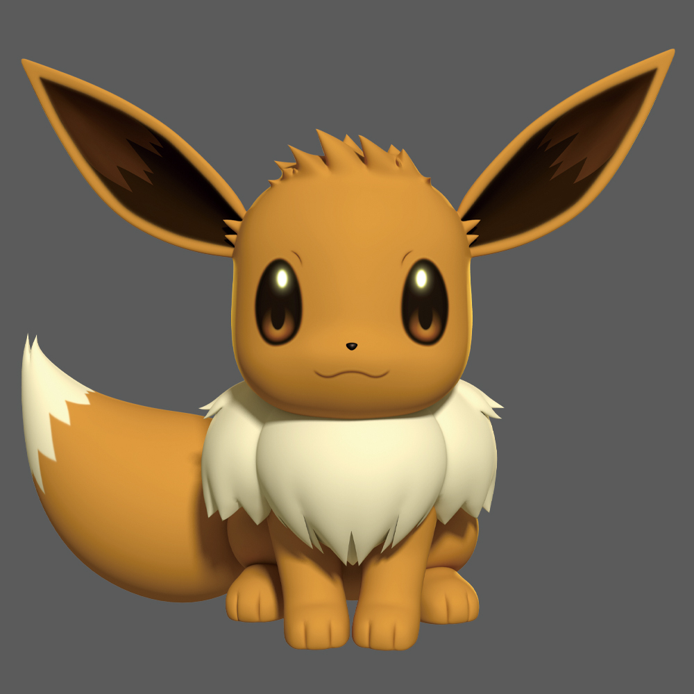 Eevee svg, Eevee png, Eevee vector pack image, Eevee Pokemon