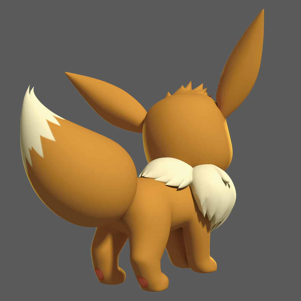 Eevee svg, Eevee png, Eevee vector pack image, Eevee Pokemon